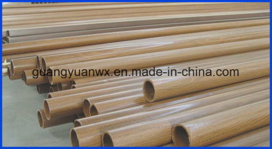 6063 T5 Wood Grain Aluminum Extruded Profile Tubes/Pipes