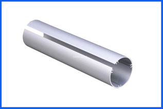 custom half round aluminum tube