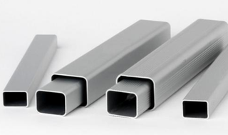 Thick Wall Black Rectangular Aluminum Seamless Pipe 