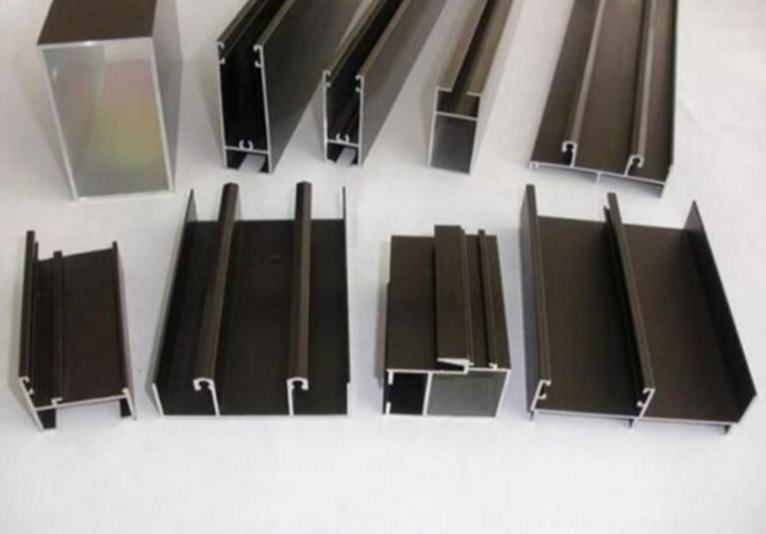 Swaged Black Metric Aluminum Tube Profiles
