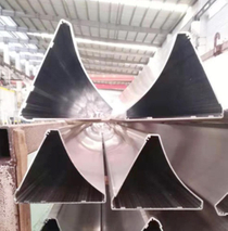 Triangular Metric Ribbed Aluminum Seamless Pipe
